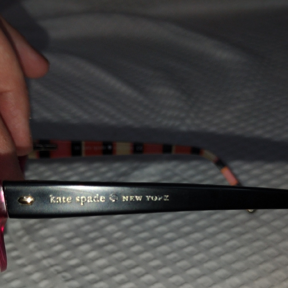 Kate Spade Black and Pink Eyewear LUCYANN And Hardshell Case - Picture 6 of 14